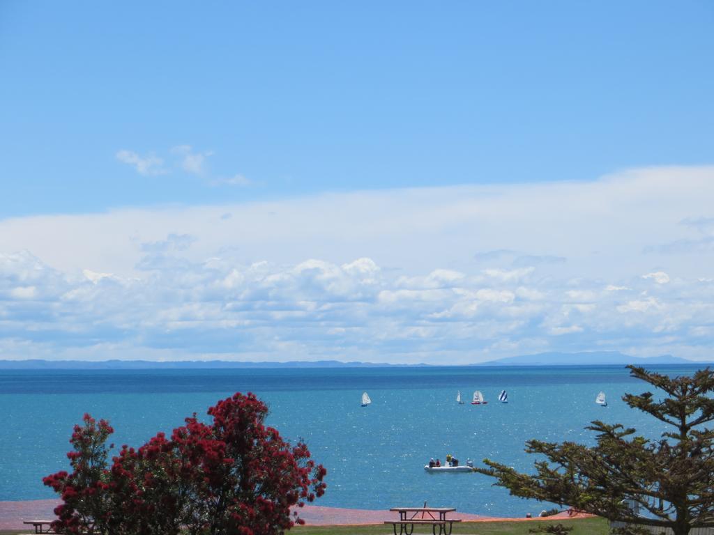 Harbour View Motel On Ahuriri Beach In Napier Nz With Sea View Suites Bagian luar foto